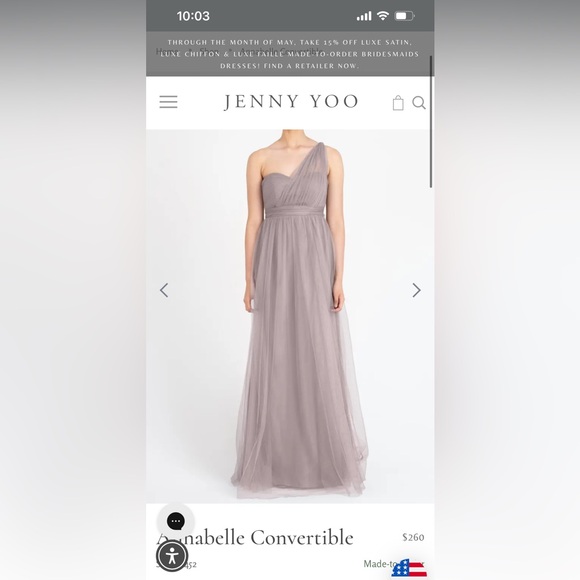 Jenny Yoo Annabelle convertible dress - Picture 6 of 6